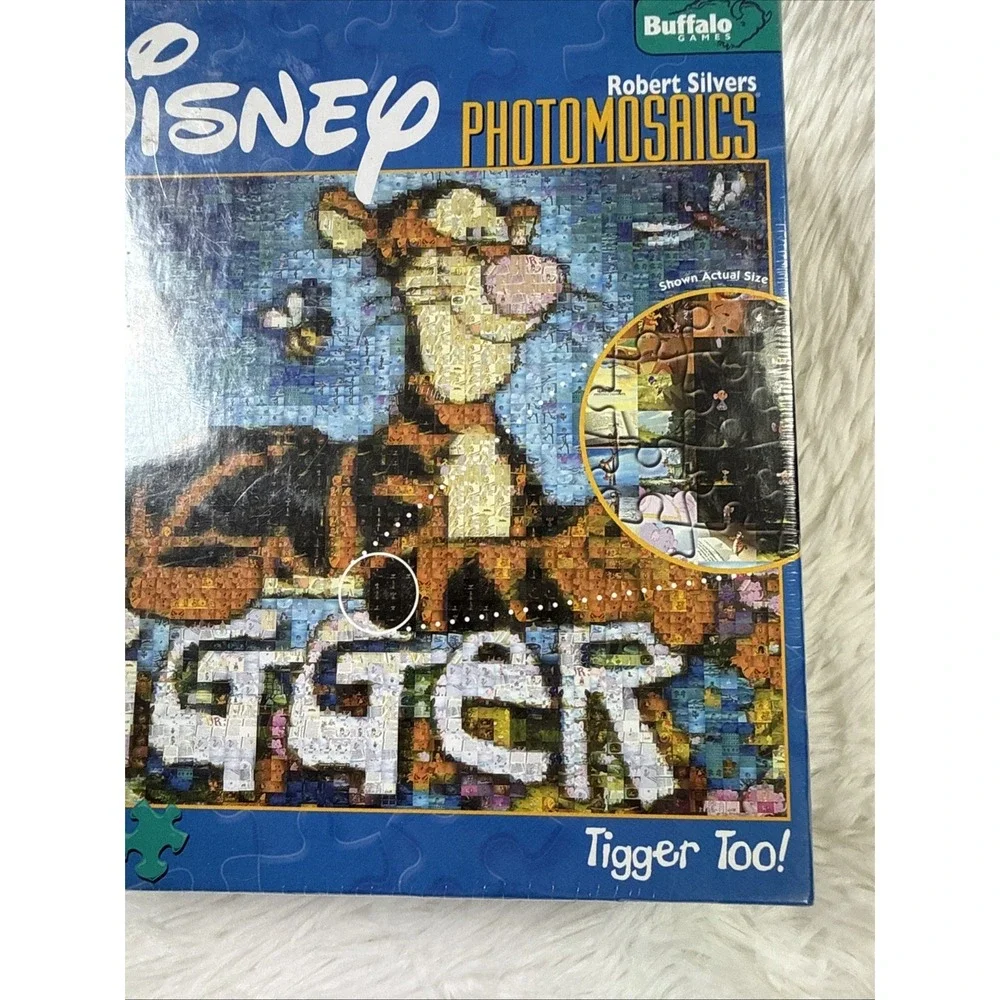 Disney Photomosaics Tigger Puzzle 1026 Pieces Buffalo Games New Package